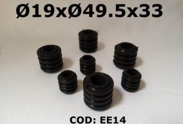 Elemente intermediare pentru bolturi elastice Ø19x49.5x33mm