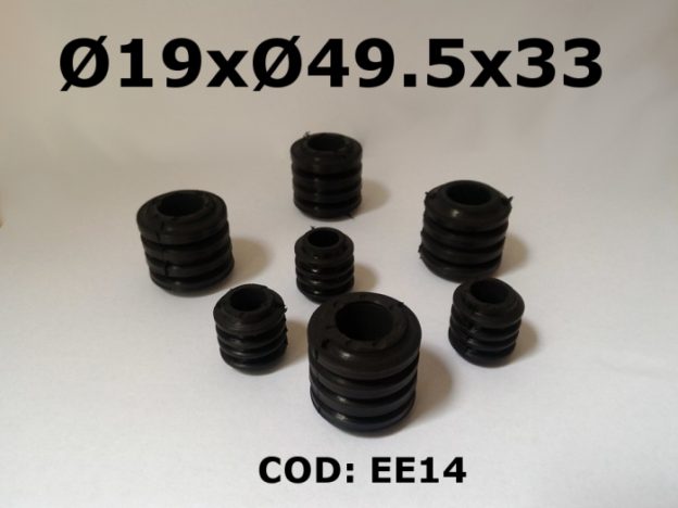 Elemente intermediare pentru bolturi elastice Ø19x49.5x33mm