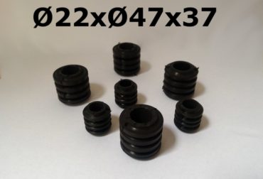 Bucse din cauciuc pentru cuplaje Ø22x47x37mm