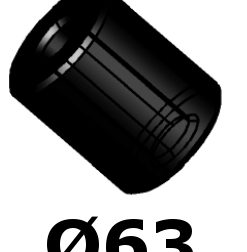 Bucse din cauciuc cuplaje mecanice Øe63xØi35xH59mm