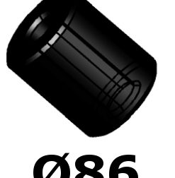 Bucsa cuplaj elastic Ø86 86x46x88mm