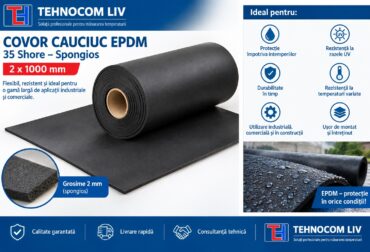 Covor cauciuc EPDM35 Shore spongios