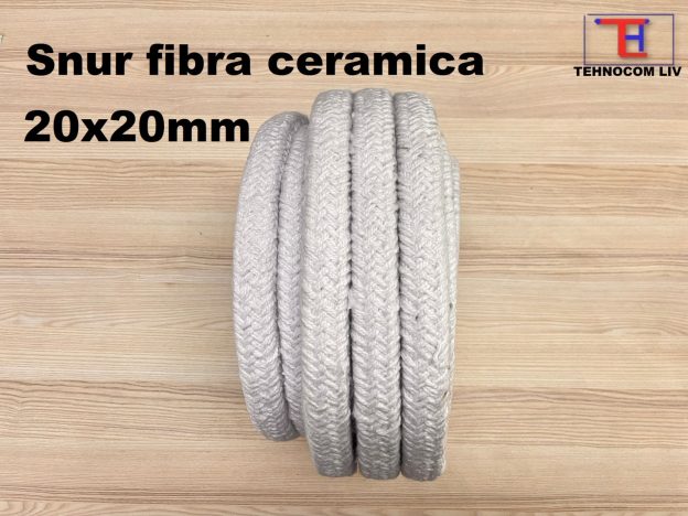 Snur fibra ceramica 20x20mm rola 10Kg